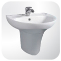 Ceramic Basin  รหัส MC239 อ่างเซรามิก อ่างล้างหน้า อ่างล้างมือ ยี่ห้อ MARVEL bathroom company บริษัท มาร์เวล เทคโนโลยี จำกัด Tel 029785650-2